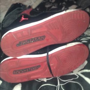 Jordan | Shoes | Black Red Jordans In Excellent Condition | Poshmark